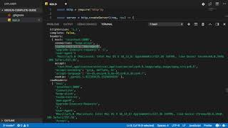 Understanding a request in NodeJS || JavaScript Frame Work