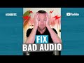 Fix Bad Audio! How to Remove Wind Noise! #Shorts