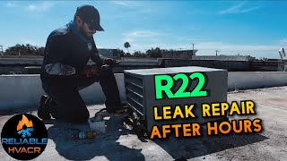 R22 Leak Repair After Hours