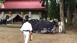 勧進代総宮神社 長井黒獅子002