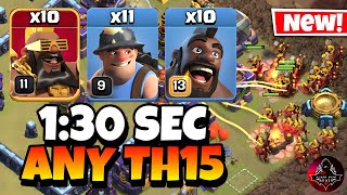 TH15 Super Hog Rider Attack Strategy | TH15 Super Hog Rider | Best TH15 Attack Strategy🔥