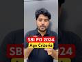 SBI PO Age Criteria 2024 | Eligibility by Vishal sir