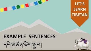 LEARN TIBETAN Days of the Week with Example 02