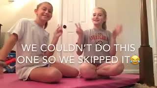 The Yoga challenge w my best friend P#13