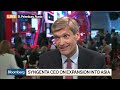 syngenta s ceo on chemchina m u0026a asia expansion