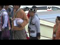 mps arrive for opening of myanmar parliament