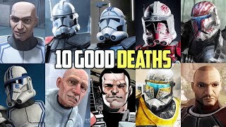 10 Honorable Clone Trooper Deaths