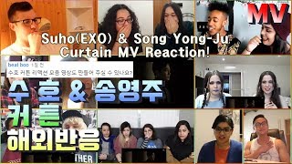 (EXO)수호 & 송영주 - 커튼 M/V 해외반응 (Suho X Song Young Ju - Curtain) REACTION!