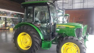 ត្រាក់ទ័រ John Deere 5E Series ម៉ូដែល 5065E Turbo កម្លាំងខ្លាំង 65សេះ ថ្មីខ្លាញ់គោ មានកាប៊ីន ×7500$