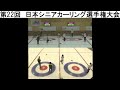 第22回日本シニアカーリング選手権大会　競技４　cd