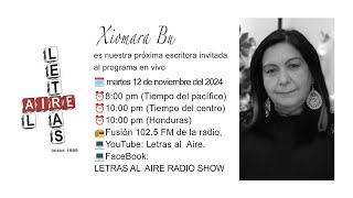 Letras al aire del martes 12 de noviembre  con Xiomara Bu