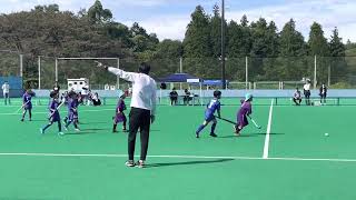 🏑ジュニアホッケーチャンピオンズカップ　今三レインボーvs今小B 前半