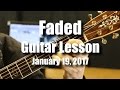 Faded Guitar Lesson - Chords in 5 Different Keys