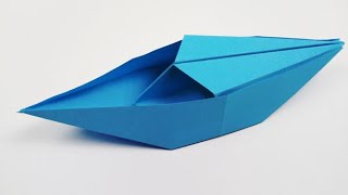 HOW TO MAKE BOAT WITH PAPER / ORIGAMI BOAT / DIY EASY PAPER SPEED BOAT