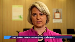 Quelle est la différence entre investissement et spéculation ?