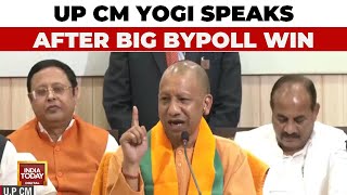 Uttar Pradesh CM Yogi Adityanath Speaks After BJP+ Wins 7 Out Of 9 Bypoll Seats | India Today