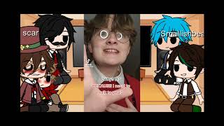 Hermits reacts to Grian and scar requested by @fnaf_aftonfan|gacha reaction video|read description