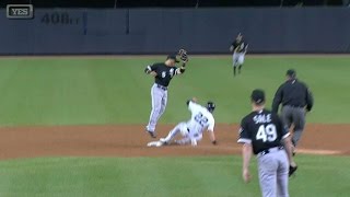 CWS@NYY: Ellsbury swipes second for 300th ML steal