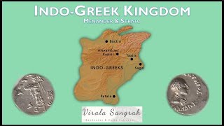 Indo-Greek Kingdom | Coins of Menander and Strato | Bi-lingual Coins of India