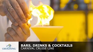 Bars, Drinks & Cocktails - Carnival Cruise Line