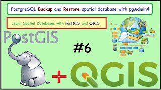 PostgreSQL Backup and Restore Spatial Database with PGAdmin4 | Part 6 | @GISSchools
