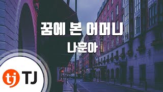 [TJ노래방] 꿈에본어머니 - 나훈아 / TJ Karaoke