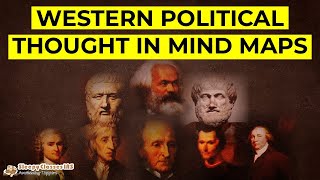 Entire Western Political Thought summary | PSIR | WPT mindmaps