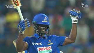 Andre Fletcher 96 runs vs Dubai Capitals | 22nd Match, MIE VS DV