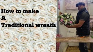 How to make a traditional funeral wreath easy