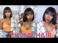 READY TO WEAR Yaki Bob Bang Wig| Review + Install| Luvme Hair