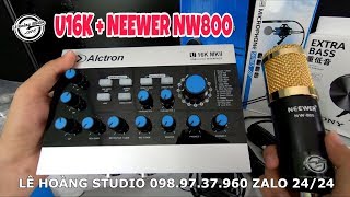 LHS | Hướng Dẫn Tự Làm Phòng Thu Tại Nhà Với Micro NEEWER NW800 Của Mỹ \u0026 Soundcard MKII