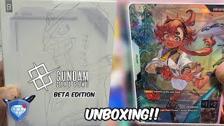 Gundam Card Game Beta Deck Unboxing