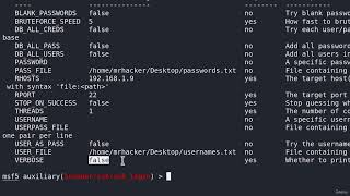 Attacking SSH - Bruteforce Attack #SSH #bruteforce #cybersecurity #ethicalhacking