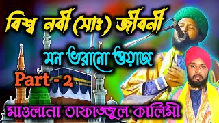 🕋 tafajul kalimi waz / বিশ্ব নবী জীবনী (part - 2) মন ভরানো ওয়াজ / new 2022 🕋