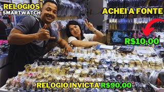 REVELADO! Fornecedor de Relógios BARATINHO no ATACADO😱 Relogio Invicta Aparti de R$90 ACHEI NA 25!