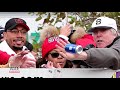 thrown beer can damages red sox world series trophy