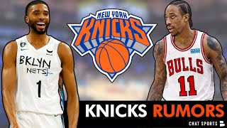 New York Knicks Rumors: 5 Knicks Trade Targets Ft. DeMar DeRozan & Mikal Bridges