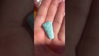 Larimar Cabochon Now Available for Purchase #cabochongemstone #larimar #raregems