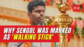 Tamil Nadu BJP chief K Annamalai criticises Congress over Sengol claim; calls for apology