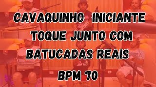 BATUCADA PARA ACOMPANHAMENTO SAMBA E PAGODE / BATUCADA BPM 70 #cavaquinhoparainiciantes