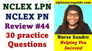 NCLEX PN Questions and Answers #44 | NCLEX PN Review | NCLEX LPN | Rex-PN Exam | NCLEX LVN | CPNRE