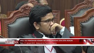 -Ahli: UU Penodaan Agama Selaras dengan Cita-cita Hukum