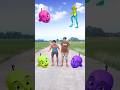 Colourfull upin ipin head to dancing frog joker gorilla & dame tu cosita - magic video #bjvfxpawan