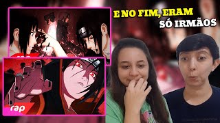 REACT RAP DO SASUKE E ITACHI - A CANÇÃO DOS RENEGADOS e RAP D ITACHI - ESSA DOR QUE CAUSEI... | 7MTZ