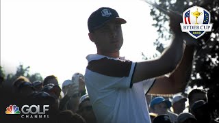 Ludvig Aberg hits near-ace to win No. 4 for Europe | 2023 Ryder Cup Highlights | Golf Channel