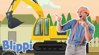 BLIPPI | Excavator Song | Nursery Rhymes and Kids Songs | Baby Videos | Sing with Blippi