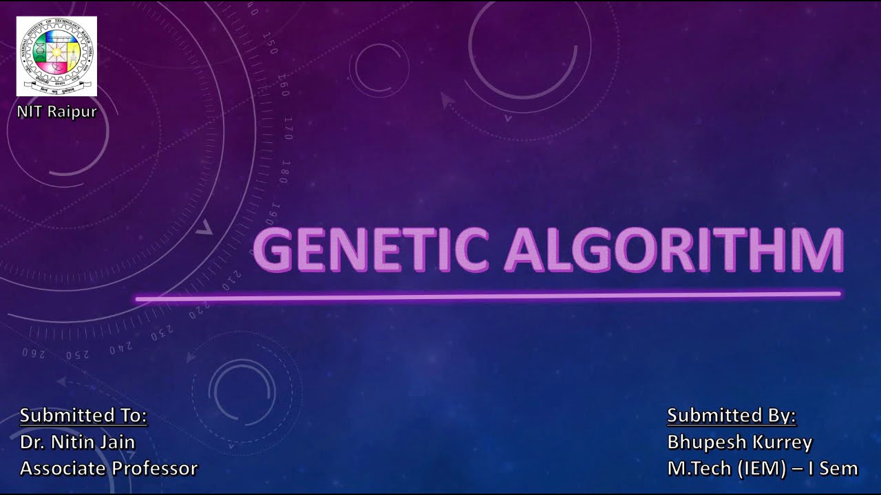 Genetic Algorithm | Basic Overview | Optimization Techniques - YouTube