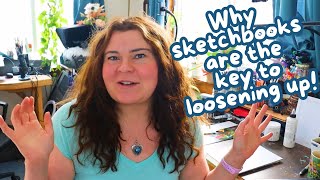 DIY Watercolor Sketchbook: Making a Sketchbook and Painting in it!