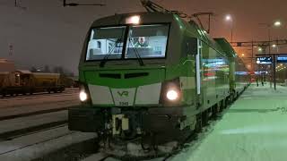 JUNIA TAMMIKUUN LOPUSSA   TRAINS IN LATE JANUARY   KOKKOLA CITY TAMMIKUU 17-24 JANUARY 2023