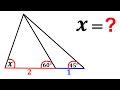 Justify your answer | Can you find the angle X? | #math #maths | #geometry